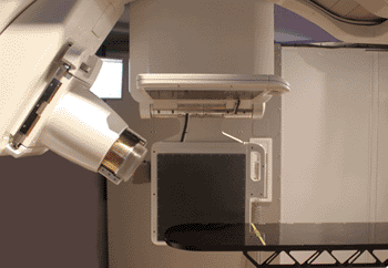 Imagen: El sistema de terapia de protones S250 (Foto cortesía de Mevion Medical Systems).